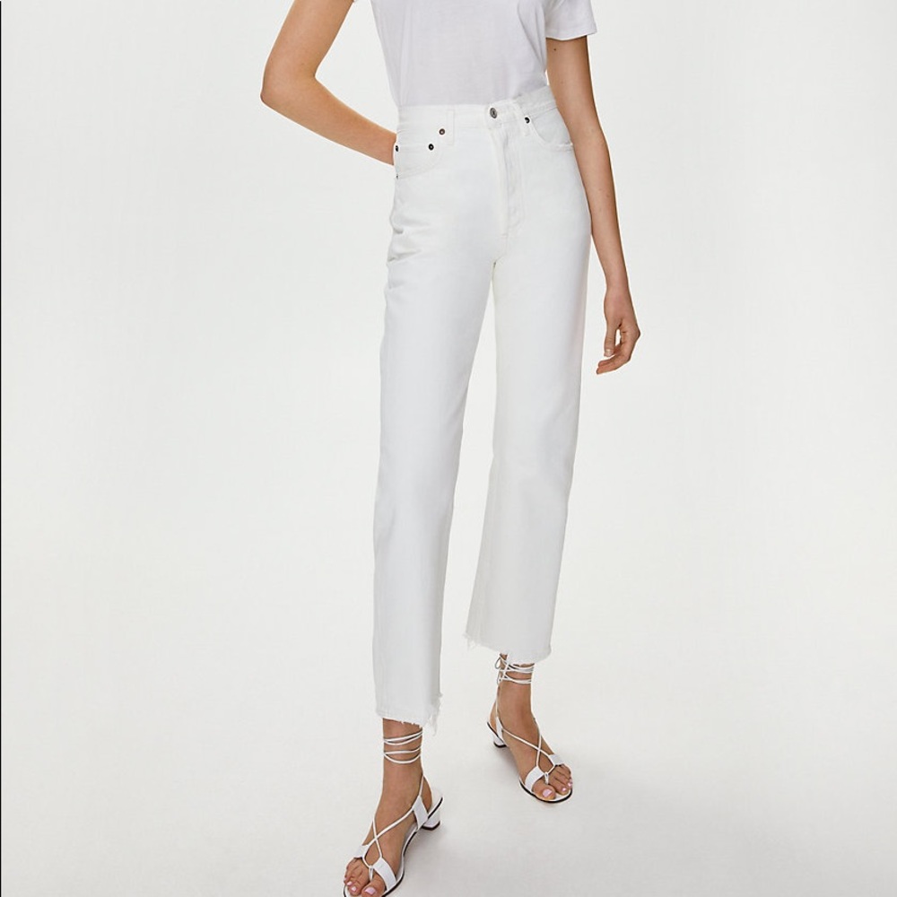 AGOLDE white 90s jean